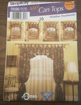 Simplicty Home Decorating Easy Can Tops #5696 One Size Uncut - £4.86 GBP