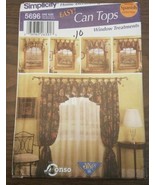 Simplicty Home Decorating Easy Can Tops #5696 One Size Uncut - £4.91 GBP
