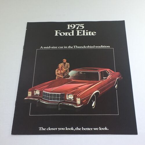 1975 Ford Elite Thunderbird Edition Dealership Car Auto Brochure Catalog - $7.09