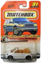 Matchbox - Concept 1 Beetle Convertible: Worldwide Wheels #81/100 (2000) *White* - $3.00