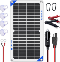 10W 12V Solar Panel Car Battery Charger 12 Volt Waterproof Solar Powered Battery - £61.97 GBP