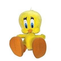 Vintage 97 Looney Tunes Tweety Bird Plush Six Flags Exclusive Stuffed Animal 17&quot; - £33.94 GBP