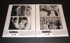 2 2001 Movie HARDBALL 8x10 Press Photos Keanu Reeves Diane Lane Brian Ro... - £15.63 GBP