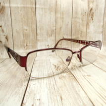 Liz Claiborne Sangria Half-Rim Metal Eyeglasses FRAMES - L366 0JCS 54-16... - $376.41 MXN