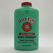 Gold Bond Body Powder Extra Strength w/ Talc, 10 oz - £22.28 GBP