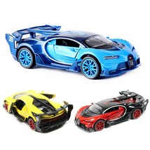 1:32 die cast Alloy Car Bugatti VISION GT Sports Car Model Sound and Light Back - £16.20 GBP