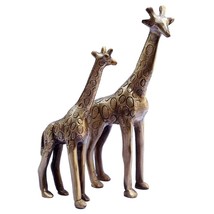 giraffe ornament figurine standing brass statue - £63.34 GBP