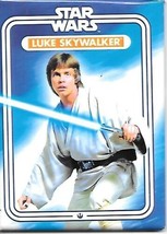 Star Wars Luke Skywalker with Light Saber Photo Image Refrigerator Magnet NEW - £2.99 GBP