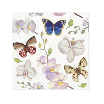 Paw Flower Printed Lunch Napkin 33cm - Orchidea - $338.14 MXN