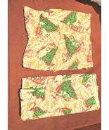 COCA-COLA BEAR WITH Christmas TREES 18&quot;X22&quot; Fabric Square &amp; Quilt Block Lot - €12,74 EUR