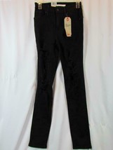 NWT Levi&#39;s 721 High Rise Slim Through Hip Skinny Sz 2 W26 X L30 Destroye... - £22.41 GBP