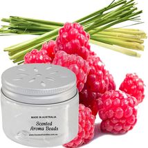 Raspberry Lemongrass Scented Aroma Beads Room/Car Air Freshener - £22.01 GBP+