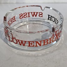 Lowenbrau Zurich Swiss Beer Glass Ashtray  4 1/4&quot; x 1 1/2&quot; - $7.66