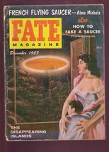 Fate 1957 Dec #93-FLYING Saucer Cover &amp; Stories Horror Vg - £32.56 GBP