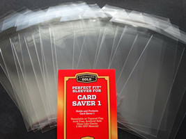 20 Loose Cardboard Gold Perfect Fit Sleeves for Card Saver 1 Bag - £3.15 GBP