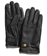 CLUB ROOM Luxury Men&#39;s Quilted Cashmere Touch Screen leather Gloves Vari... - $28.45
