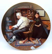 Keeping Company Norman Rockwell Plate - Bradford Exchange 1989 Plate #7426A - £10.38 GBP