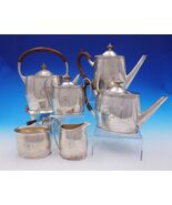 Pointed End by Arthur Stone Sterling Silver Tea Set 6pc Arts and Crafts ... - $129,017.70 MXN