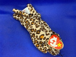 TY Original Teenie Beanie Babies Freckles the Leopard Plush Stuffed Anim... - $3.84