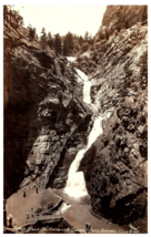 RPPC Sanborn Postcard S-105 Seven Falls Cheyenne Canon Colorado Springs Colorado - £15.78 GBP