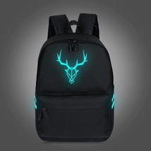 School BackpaFor Teenage Boy Girls Luminous Bag Schoolbag Bag For Teenagers Stud - £28.30 GBP