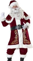 Christmas Santa Claus Costume Set Adult Cosplay Outfits Xmas Party Fancy Clothes - £46.66 GBP