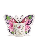 Spring Dogwood Butterflies Porcelain Mug by Burton and Burton   - $12.60