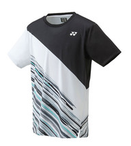 YONEX Men&#39;s Game T-Shirts Tennis Apparel Clothing Black NWT 10453EX - £57.19 GBP