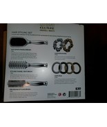 MACY&#39;S 9PC Glitterati Culture Hair  Set Pro Round Styling Anti Static Pa... - $22.86 CAD