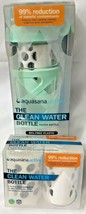 Aquasana Clean Water Filter Bottle Glacier  + 2 Refills - £19.91 GBP