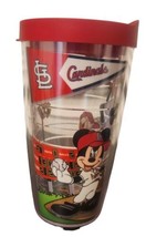 St. Louis Cardinals Disney Mickey Goofy Baseball Plastic 16oz Mug Tumble... - $22.77