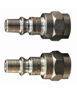 2PK 1/4&quot; NPTF A Coupler Industrial Air Hydraulic Steel Fittings - $9.65 CAD