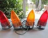 Cadillac Bullet Tail Lights Red Amber Stop Signal Pair Custom Truck Hot ... - $133.64