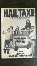 Vintage 1982 Taxi Danny DeVito Tony Danza Full Page Original TV Series A... - £5.19 GBP