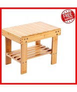 Children&#39;s Bamboo Footrest &amp; Storage - Stylish, Non-Slip, and Lightweigh... - $57.83 CAD