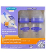 Natural Wave Nipple Bottles Medium Flow 3 Bottles - £33.05 GBP