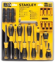 NEW Stanley TOOLS STHT60027 Control-Grip Screwdriver Set 50 Piece 2272284 - $59.99