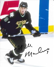 Mike Modano Dallas Stars signed Hockey 8x10 photo,proof COA autographed. - £54.60 GBP