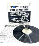 Pop Piano for Starters Vintage Vinyl Record LP MMO 1063 W/ Play Along Bo... - $12.22 CAD