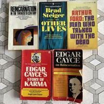 x5 Lot of Paperbacks About Reincarnation Other Lives Edgar Cayce Arthur Ford - £27.37 GBP