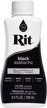 Rit All Purpose Liquid Dye Restore Repair Black Clothing,Accessories 8Oz... - $317.33 MXN