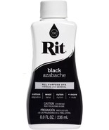 Rit All Purpose Liquid Dye Restore Repair Black Clothing,Accessories 8Oz... - $315.93 MXN