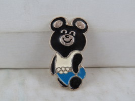 Vintage Olympic Pin - Moscow 1980 Misha Official Mascot - Stamped Pin - $15.00