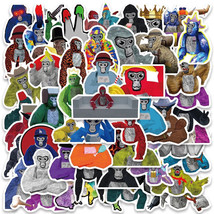 50 Pcs Gorilla Tag Game Cool Art Handmade Stickers – Aesthetic Graffiti ... - £7.83 GBP
