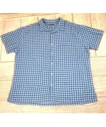 Van Heusen Men&#39;s Short Sleeve Plaid Button Up Slim Fit Shirt 2XL Casual ... - $31.88