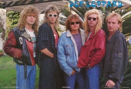 Def Leppard Poster Band Shot 1980s Sunglasses - £70.78 GBP
