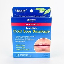 Quantum Health Lip Clear Invisible Cold Sore Bandage 12ct BB01/27 - £7.52 GBP