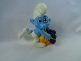 McDonald&#39;s 2011 Greedy Smurf Figure or Cake Topper - £1.45 GBP