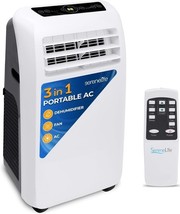 SereneLife Portable Air Conditioner, 10000 BTU, Built-in Dehumidifier- W... - $250.19