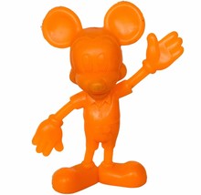 Louis Marx Toys Walt Disney figurine vtg 1960s RARE 6&quot; Neon Orange Micke... - $29.65